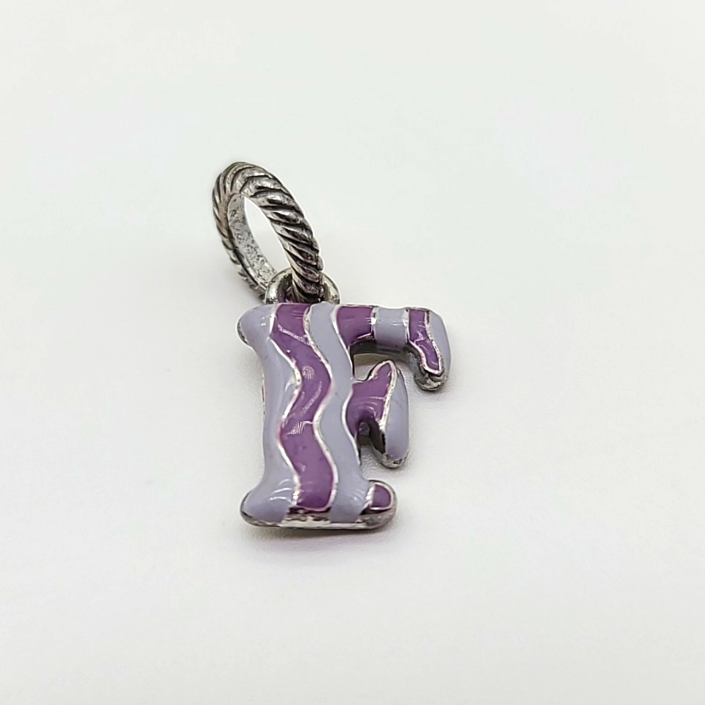 Brighton "ENAMEL ALPHABET" Charm Letter "F" Sold-out Online at Brighton!